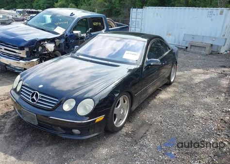 2002 Mercedes-Benz Cl 55 Amg из США, поврежденный, VIN WDBPJ73J12A029608